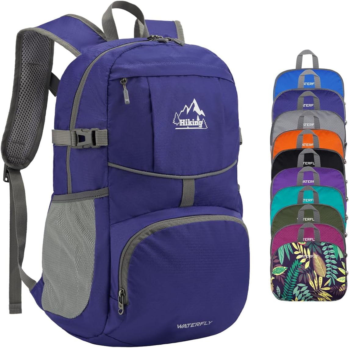 Foldable Lightweight Hiking Backpack: 25L Packable Rucksack