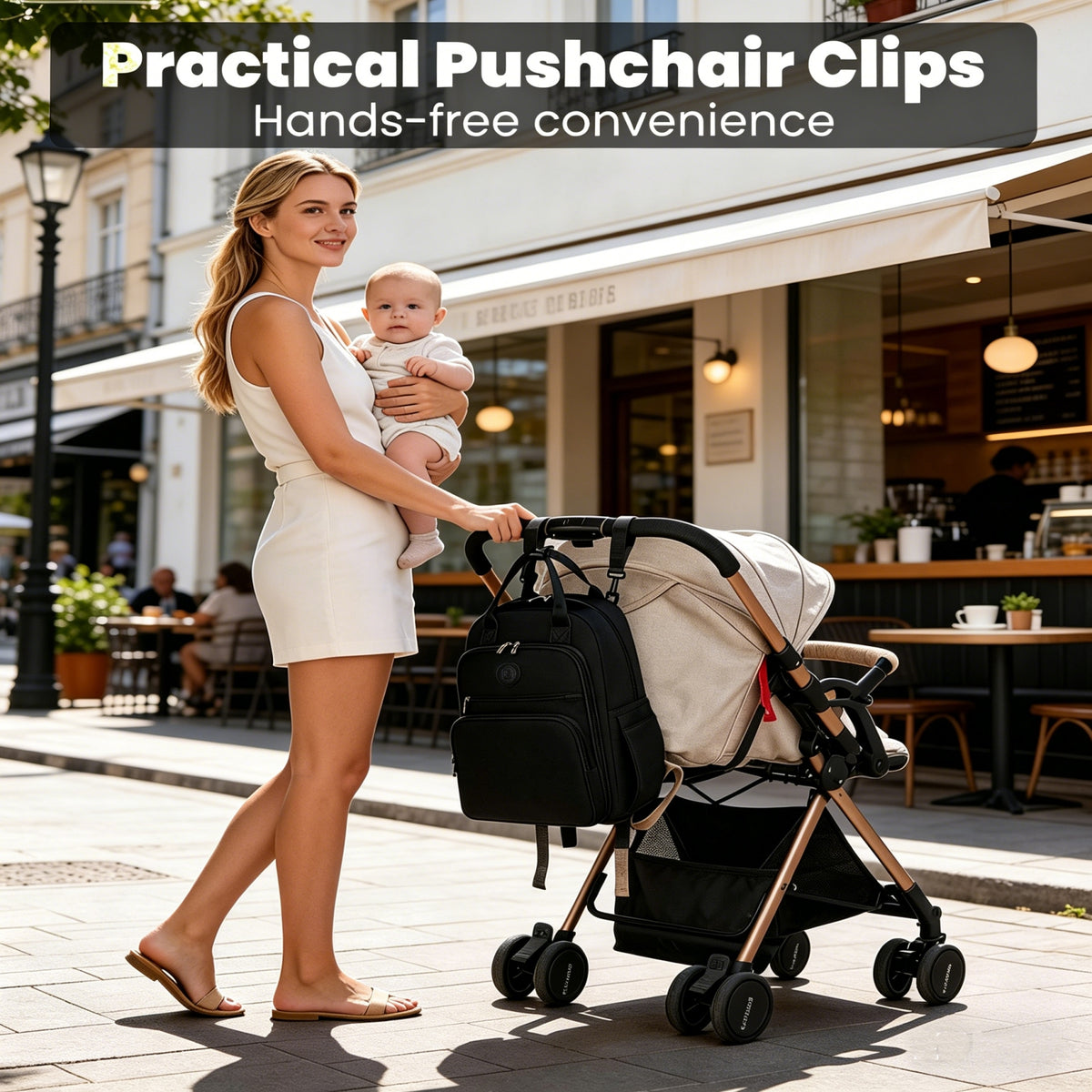 Miss Lulu Stylish Multifunctional Baby Changing Backpack