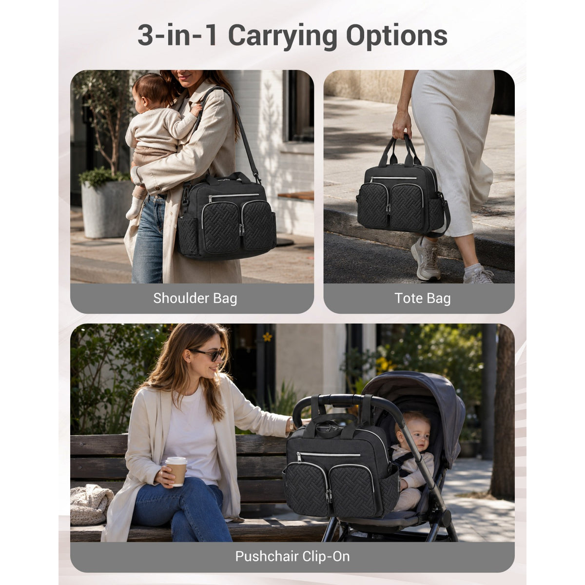 Kono Durable And Functional Changing Tote Bag