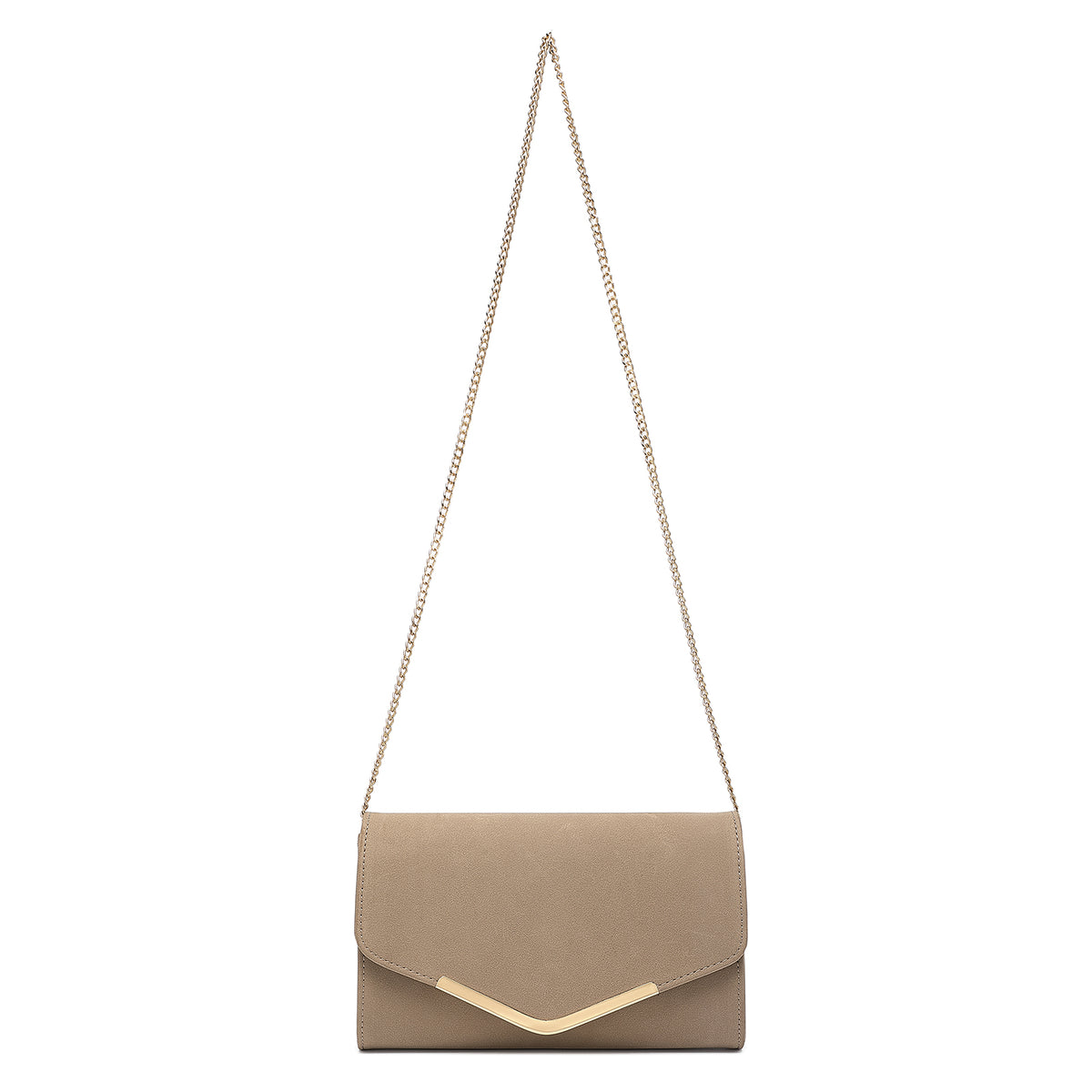 Miss Lulu Leather Look Envelope Clutch Bag