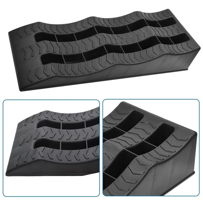 2Pcs 3Step Motorhome Caravan Levelling Ramps Level up Blocks 5T Heavy Duty RV Camper