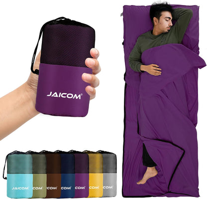 Sleeping Bag Liner, Ultralight Travel Sheets, Soft & Portable