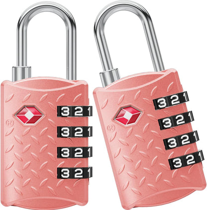 TSA Padlock for Suitcases, TSA Approved Luggage Locks for Travel