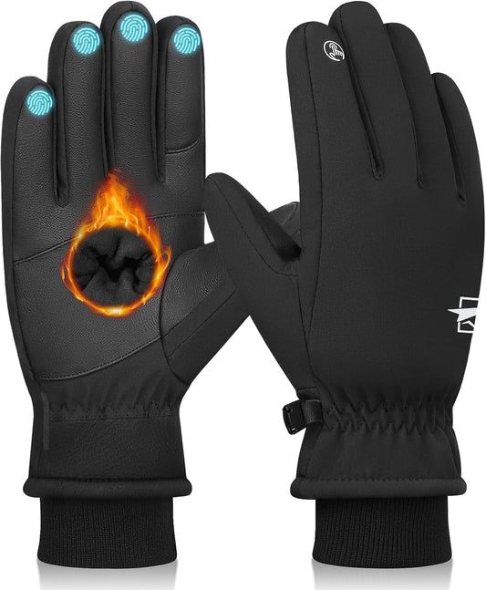 Winter Gloves, -20℉ Coldproof Ski Gloves 3M Thermal Gloves Touchscreen Gloves Snowboarding Insulated Gloves for Cycling Running Climbing Hiking Outdoor Sports