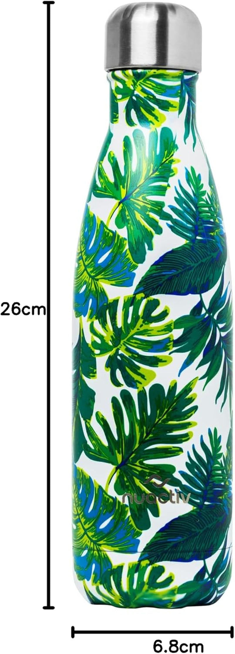 Stainless Steel Water Bottle 500Ml Vacuum Insulated Metal Flask