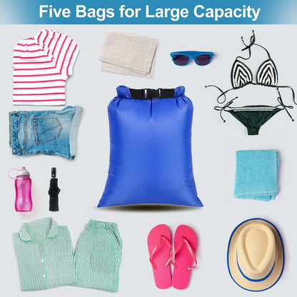 Waterproof Dry Bag Set – 5 Pack, 1.5 to 6 L – view 4