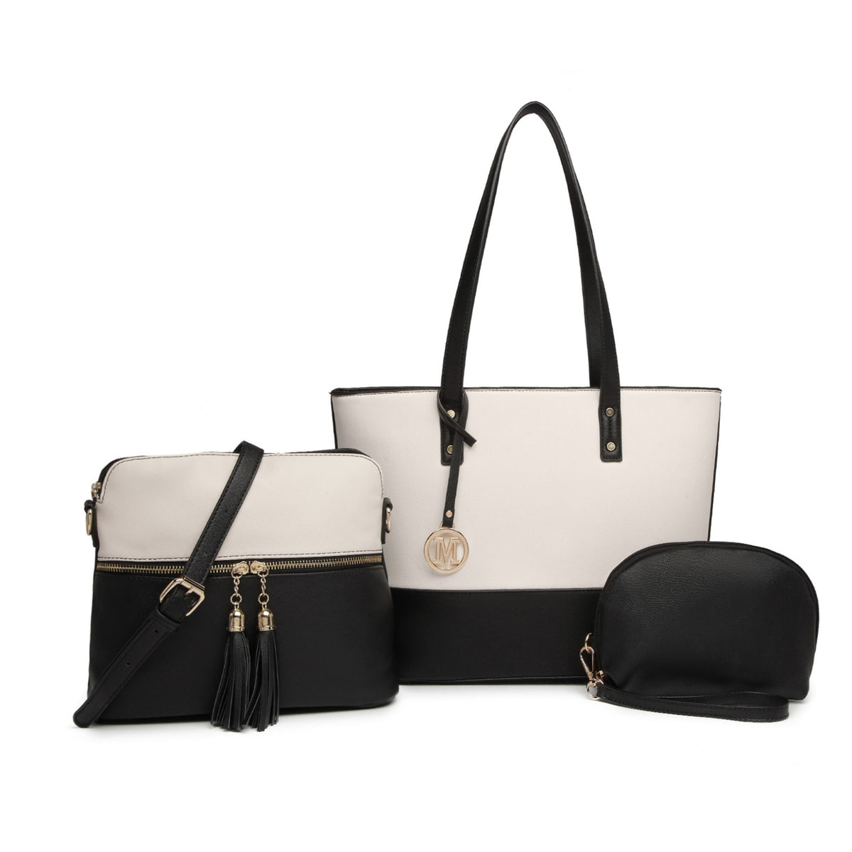 Miss Lulu Elegant Leather Look Tote Bag- Versatile & Chic for Every Occasion