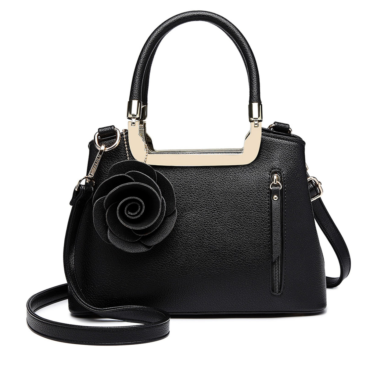 Kono Miss Lulu PU Leather Rose Hanging Ornament Handbag