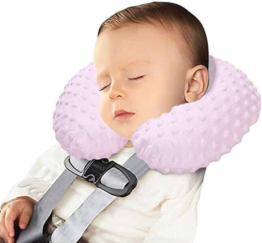 Inflatable Neck Pillow for Kids Baby Holiday Travel Neck Pillow Soft Baby Neck Support Pillow Comfortable and Light Neck Pillow Chin Support Pillow Head and Neck Support for Baby Travel Easy Storage