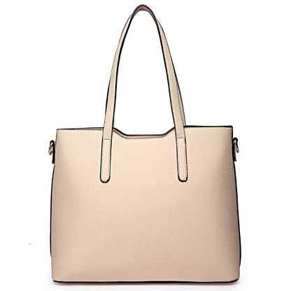Miss Lulu Three Piece Tote Shoulder Bag And Clutch