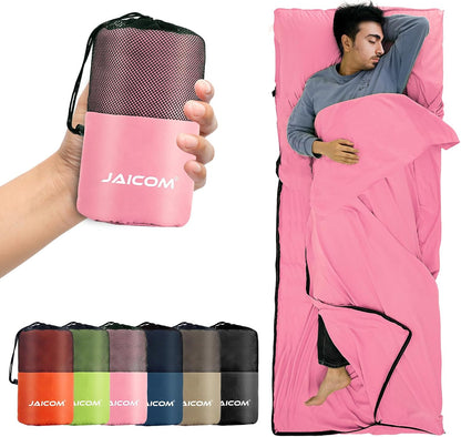 Sleeping Bag Liner, Ultralight Travel Sheets, Soft & Portable
