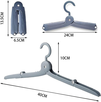 4Pcs Travel Hangers Portable Folding Clothes Hangers