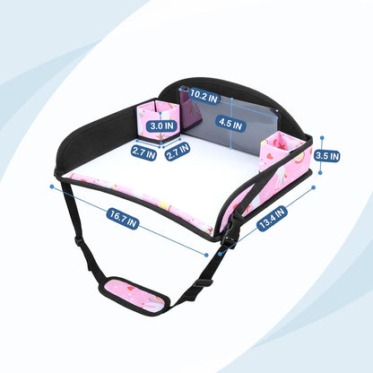 Kids Travel Tray for Car Seat, Road Trip Activities for Kids