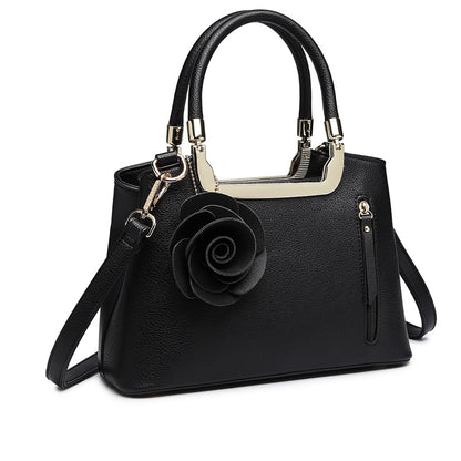 Kono Miss Lulu PU Leather Rose Hanging Ornament Handbag