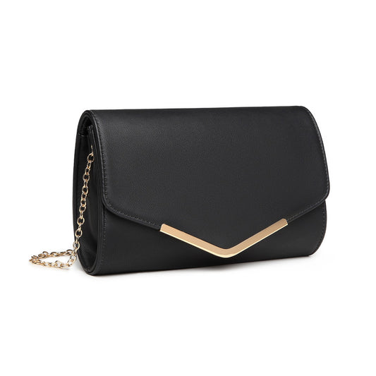 Miss Lulu Vegan Envelope Clutch Bag