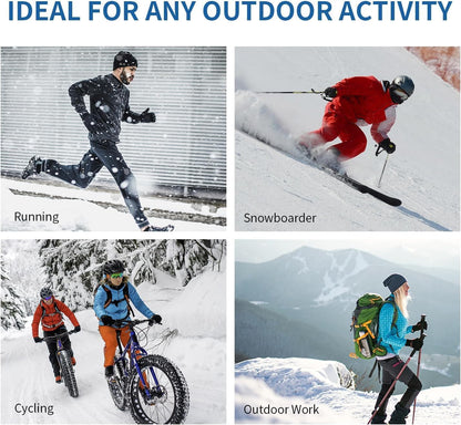 Winter Thermal Gloves for Cycling Bike Riding Driving Golf Netball Touchscreen Windproof Anti-Slip Warm Handwear Men Women Ladies Gloves for Outdoor Sport Daily Work Running Fishing Walking Climbing