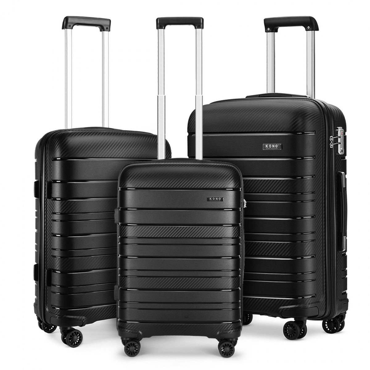 Kono Multi Texture Hard Shell PP Vanity Case- Classic Collection