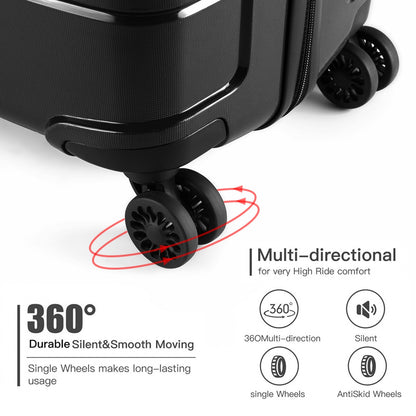 Kono Hard Shell PP Suitcase