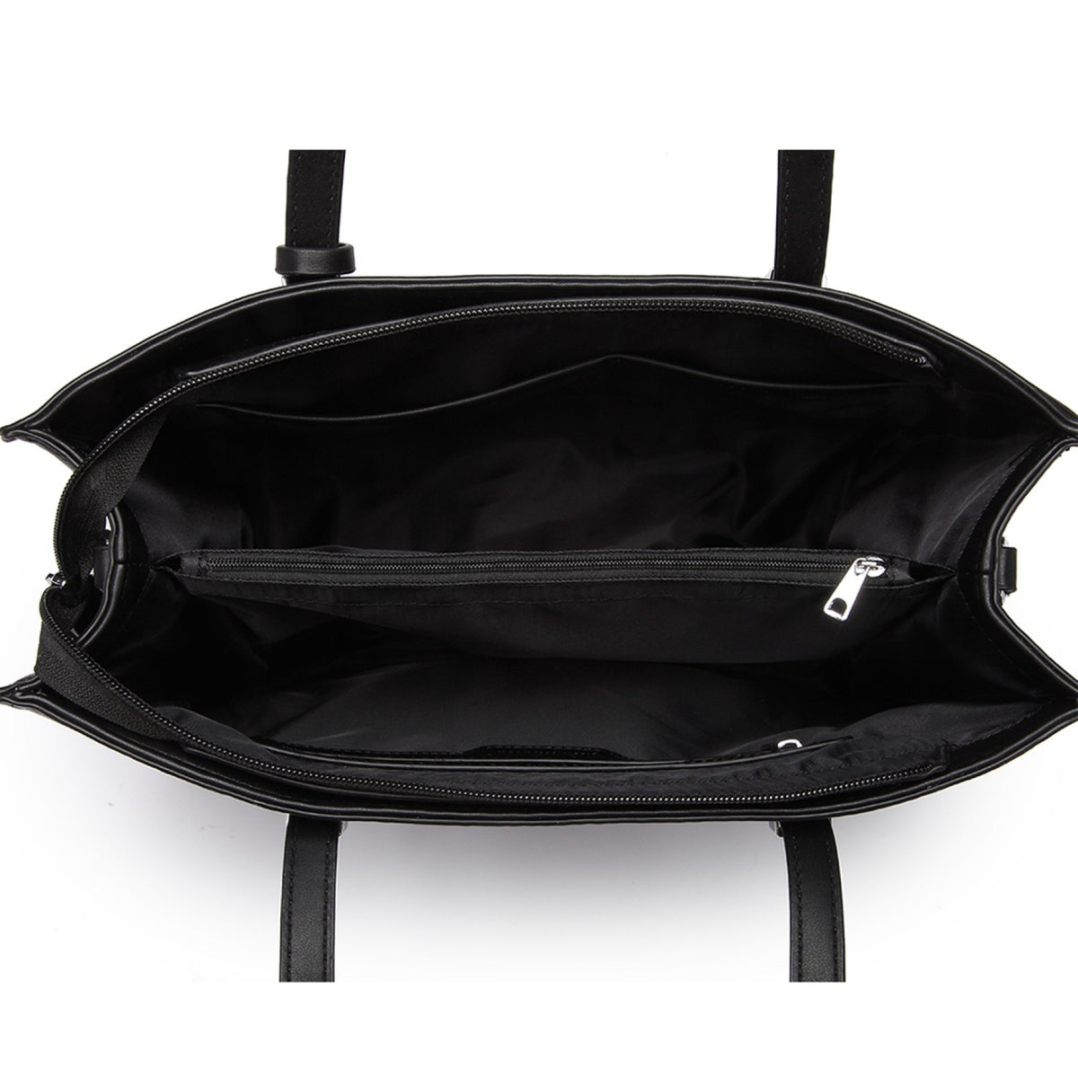 Miss Lulu Glossy Detail Shoulder Bag