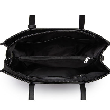 Miss Lulu Glossy Detail Shoulder Bag