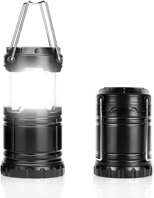 2 Pack LED Camping Lantern, Portable Camping Lights Battery Powered