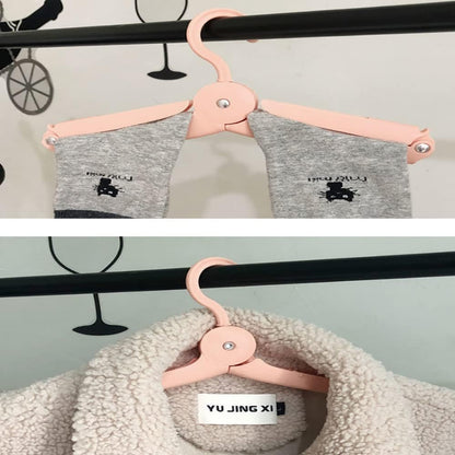 4Pcs Travel Hangers Portable Folding Clothes Hangers