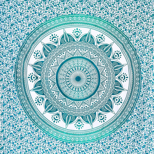Beach Blanket Extra Large Thin 210X230Cm Sandproof Turquoise