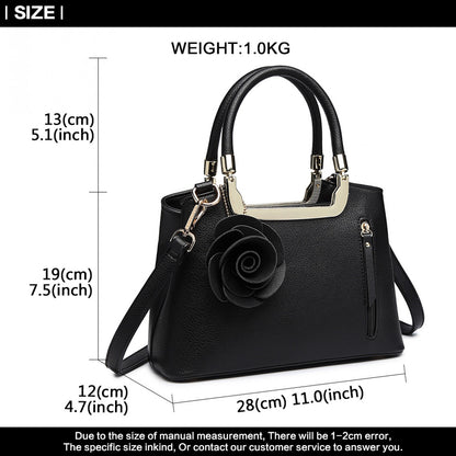 Kono Miss Lulu PU Leather Rose Hanging Ornament Handbag