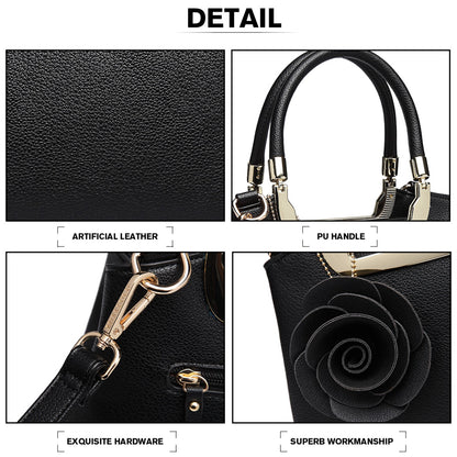 Kono Miss Lulu PU Leather Rose Hanging Ornament Handbag