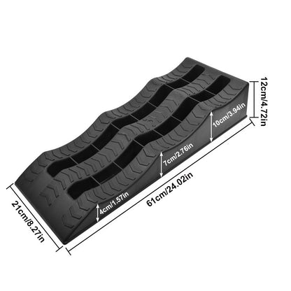 2Pcs 3Step Motorhome Caravan Levelling Ramps Level up Blocks 5T Heavy Duty RV Camper