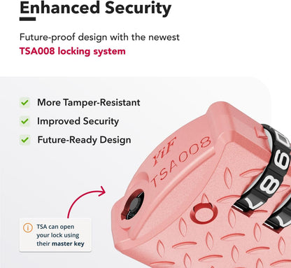 TSA Padlock for Suitcases, TSA Approved Luggage Locks for Travel