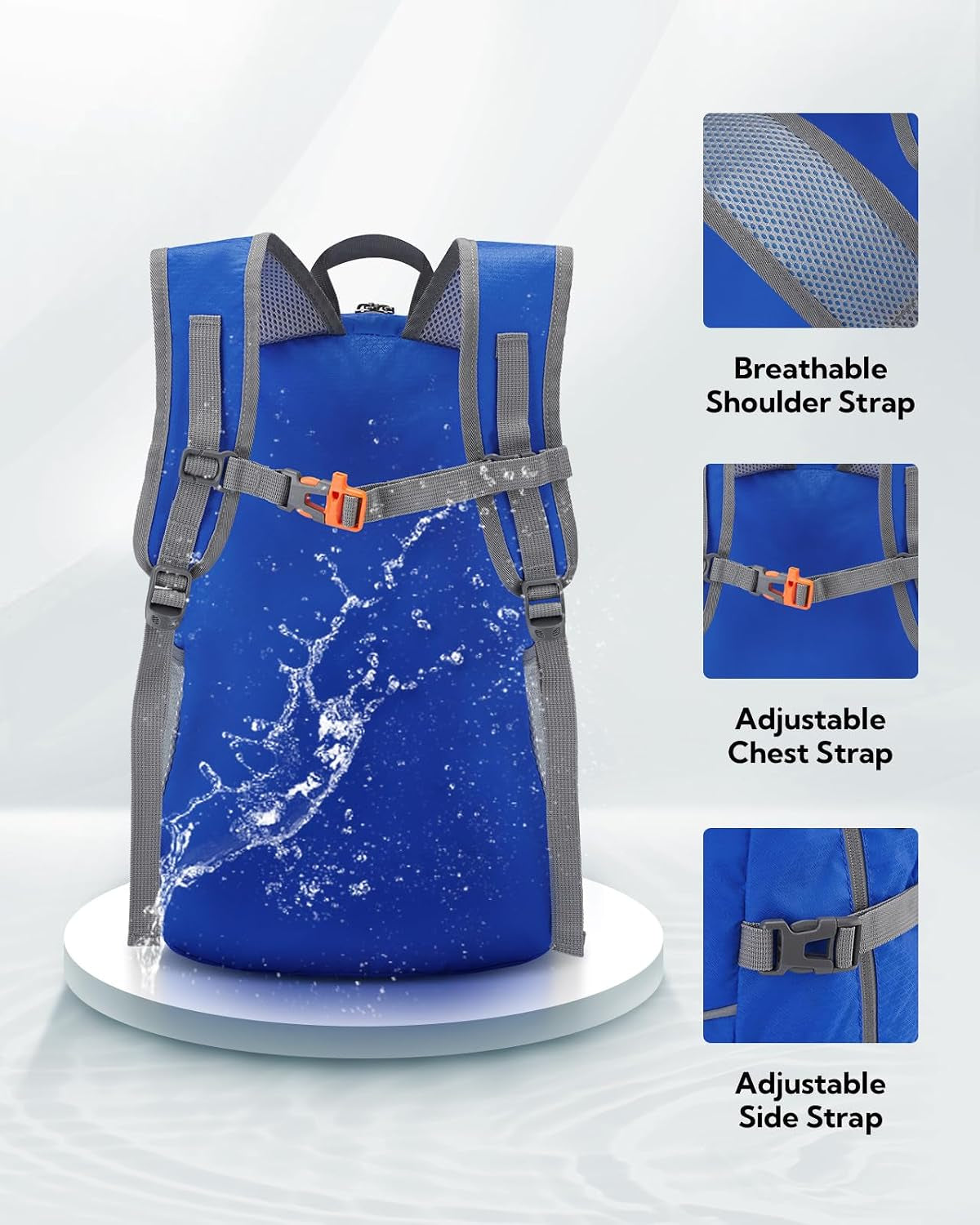 Foldable Lightweight Hiking Backpack: 25L Packable Rucksack