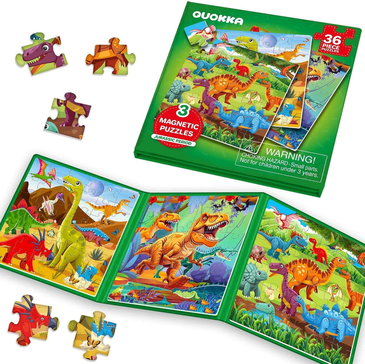 Toddler Magnetic Puzzles for 3 4 Year Olds - Travel Games for Kids 3-5