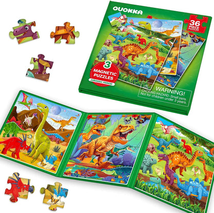 Toddler Magnetic Puzzles for 3 4 Year Olds - Travel Games for Kids 3-5