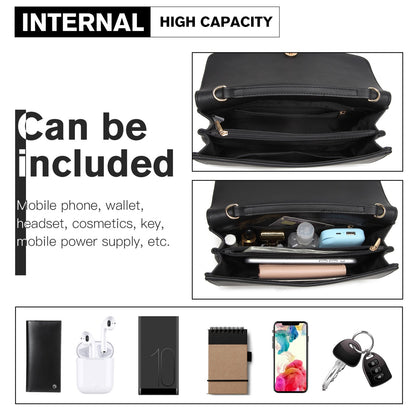 Miss Lulu Vegan Envelope Clutch Bag