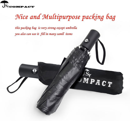 Travel Umbrella Windproof Automatic Unbreakable UV Protection