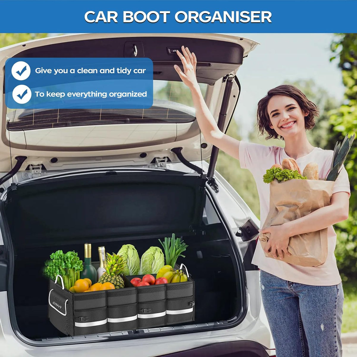 65L Car Boot Organiser