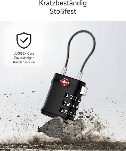 Suitcase Locks, Luggage Locks, TSA Approved Luggage Locks,Charcoal,2