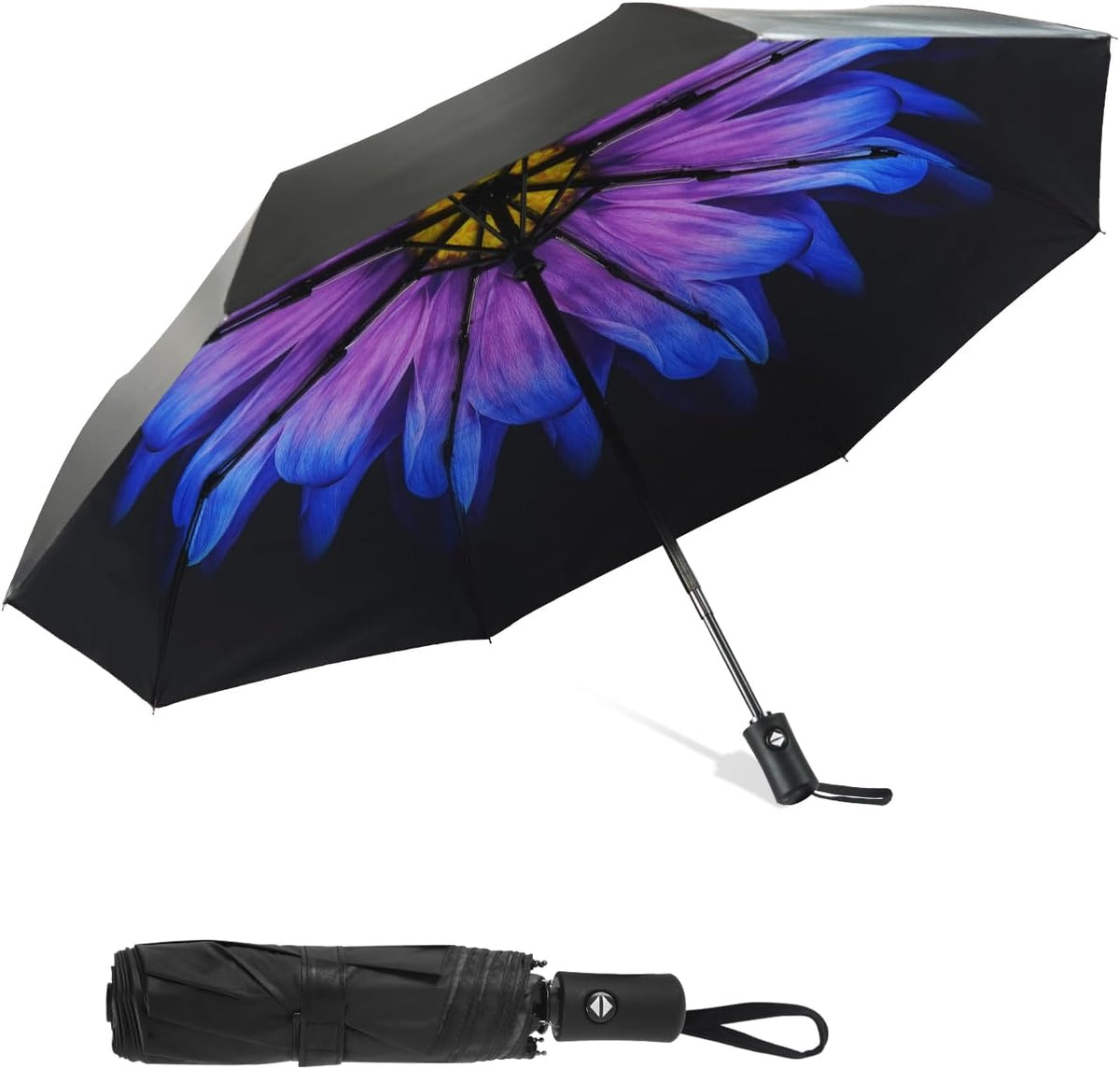 Travel Umbrella Windproof Automatic Unbreakable UV Protection