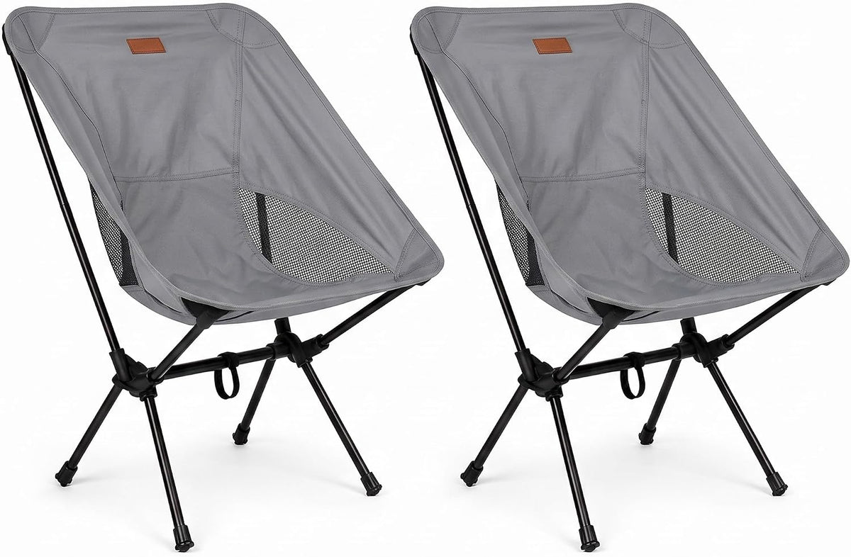 Folding Camping Chair, Pack of 1 - Compact & Lightweight Outdoor Chair for Adults, Comfortable Sitting, Ideal for Garden, Beach, Picnic, and Adventures (Red)