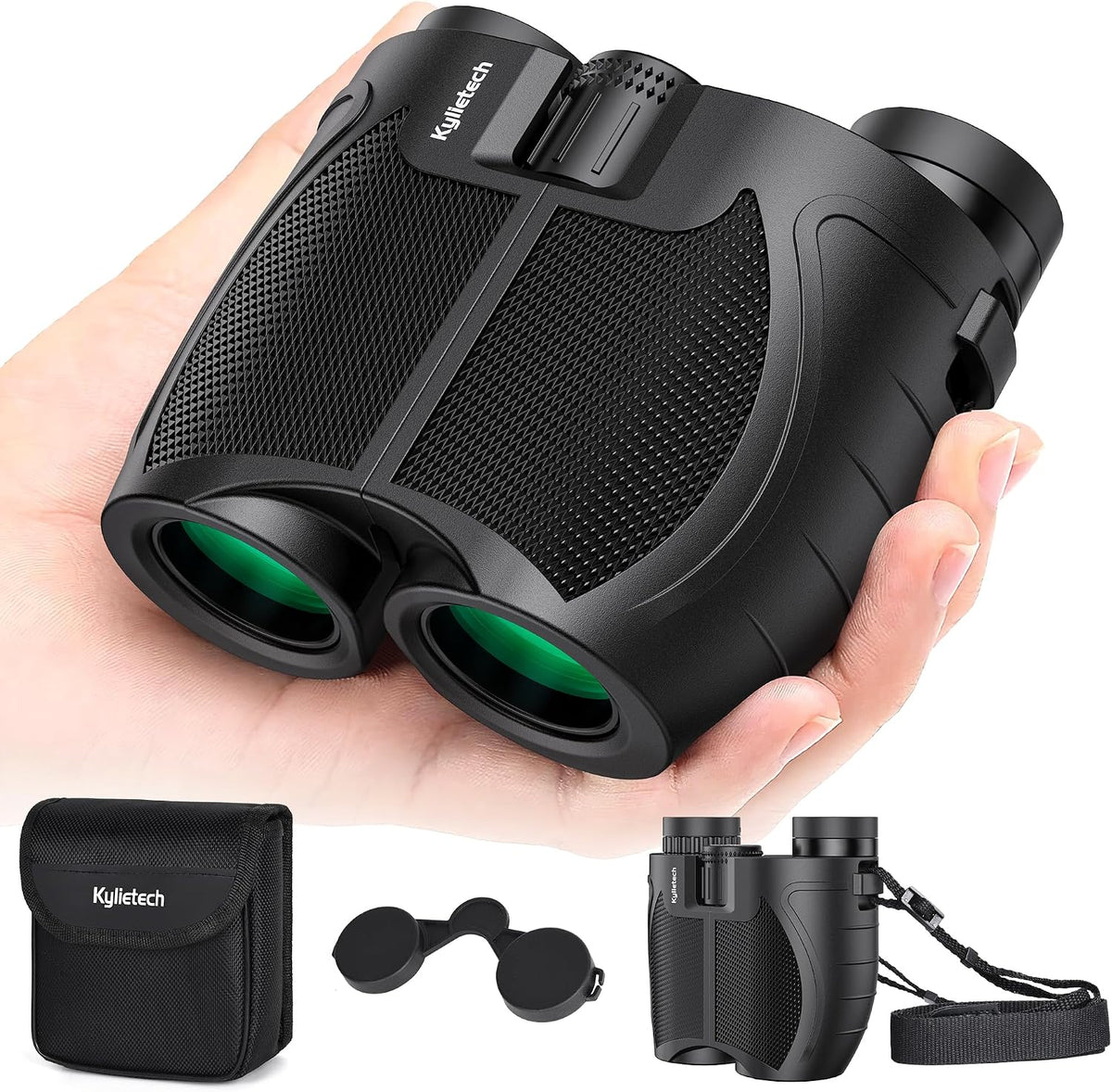 Compact Binoculars for Adults Kids, 12X25 Binoculars Lightweight