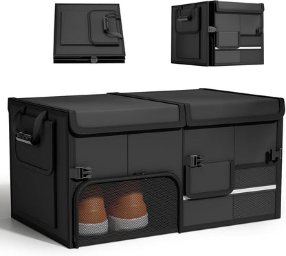 Car Boot Organiser, Foldable Multi Compartment Car Accessories