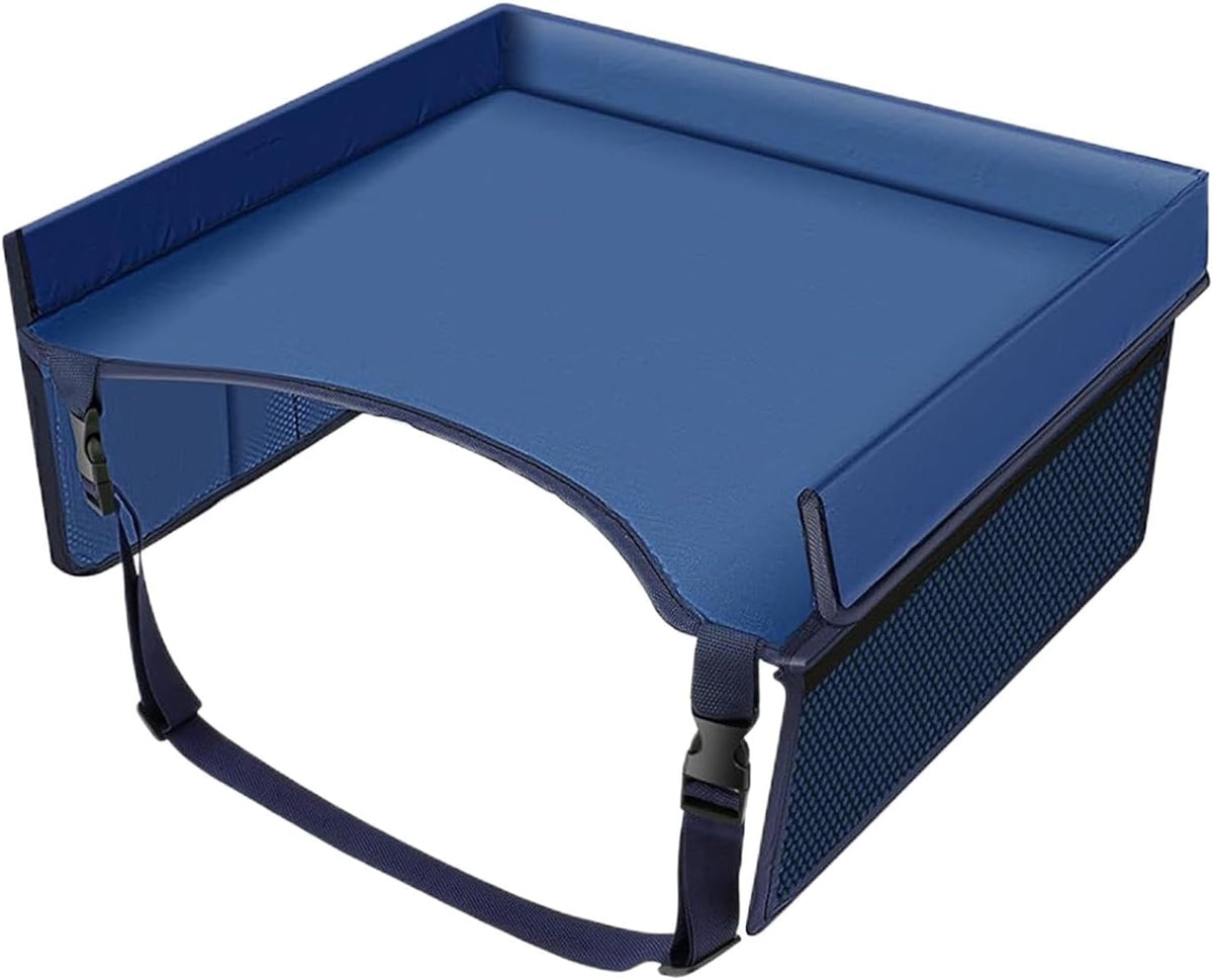 Folding Kids Lap Desk - Car Seat Travel Tray for Road Trip Activities