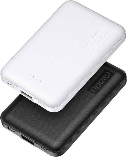 2-Pack Ultra Slim Portable Charger Power Bank 5000Mah