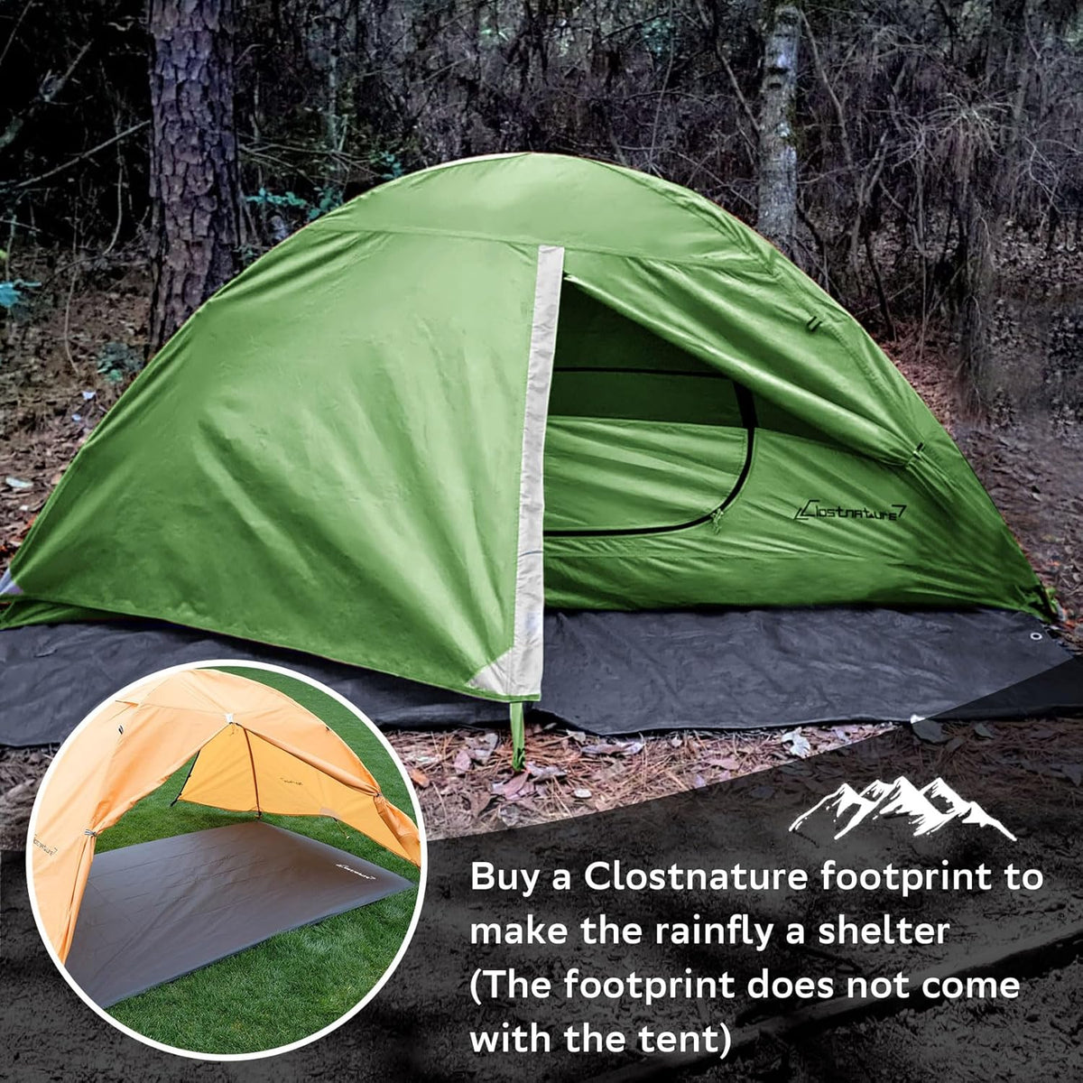 Waterproof 1/2/3/4 Man Tent, Lightweight Camping Tent