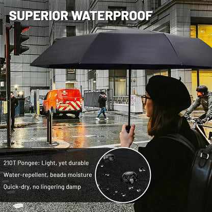Travel Umbrella Windproof Automatic Unbreakable UV Protection