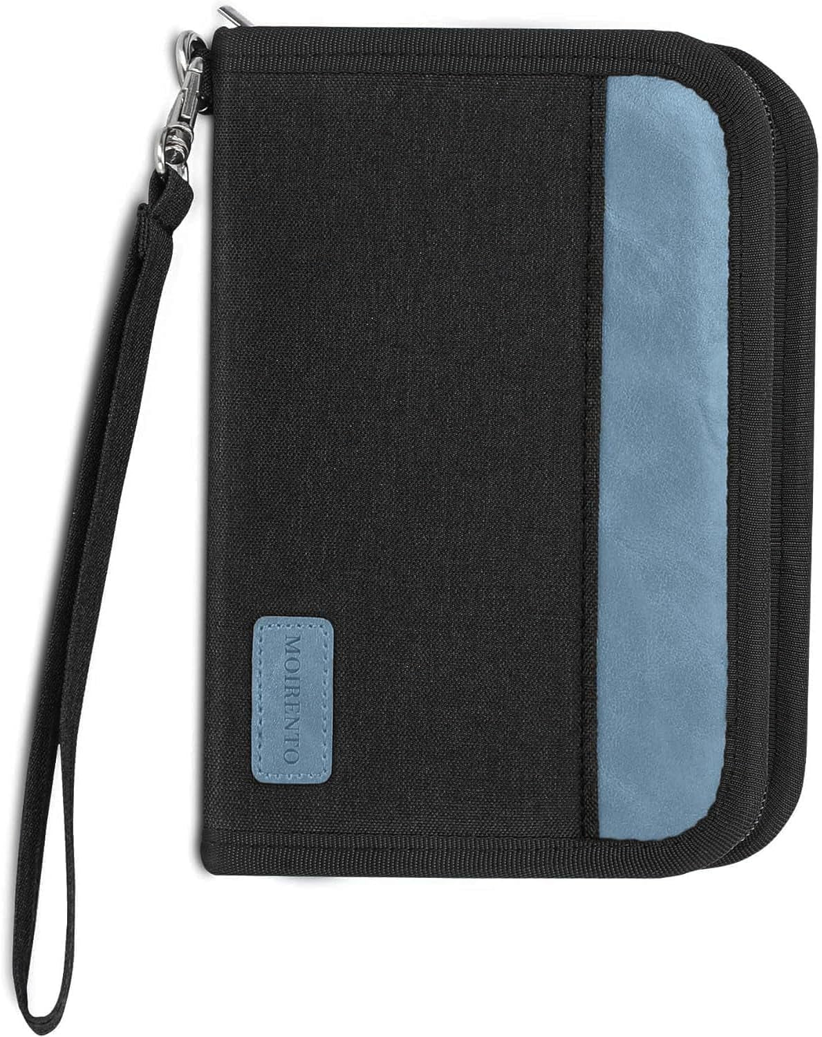 RFID Passport Holder Travel Wallet for 2 - A5 Zip Purse, Red