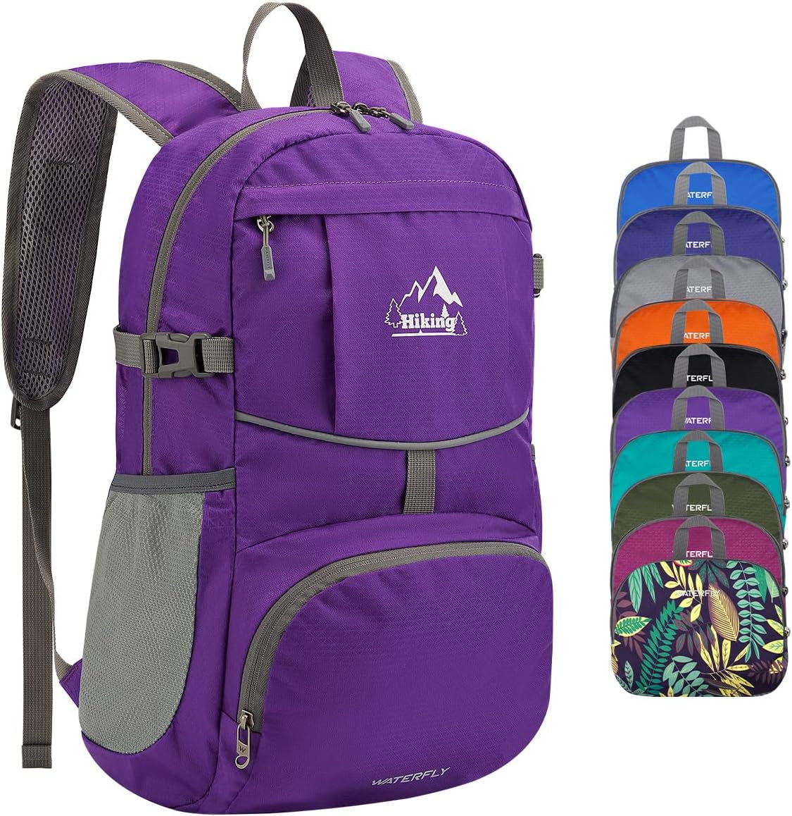 Foldable Lightweight Hiking Backpack: 25L Packable Rucksack
