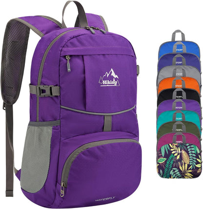 Foldable Lightweight Hiking Backpack: 25L Packable Rucksack