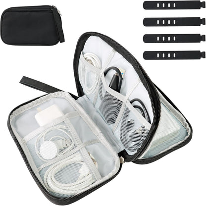 Electronics Accessories Organiser Bag Travel Cable Organiser Bag Black